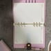 A5 checkered notebook with diamond pen