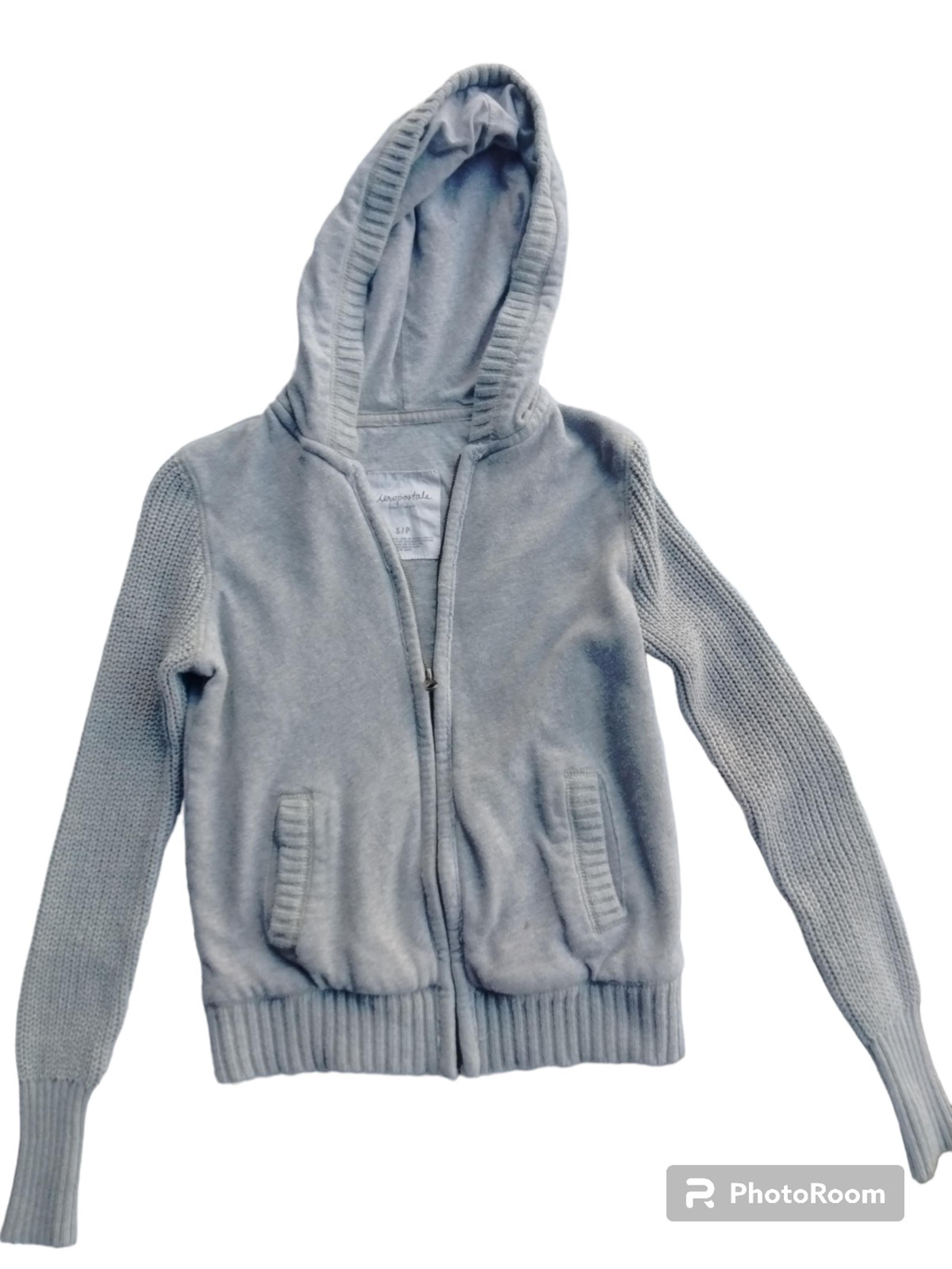 Aeropostale 87 small hooded Sweater Jacket