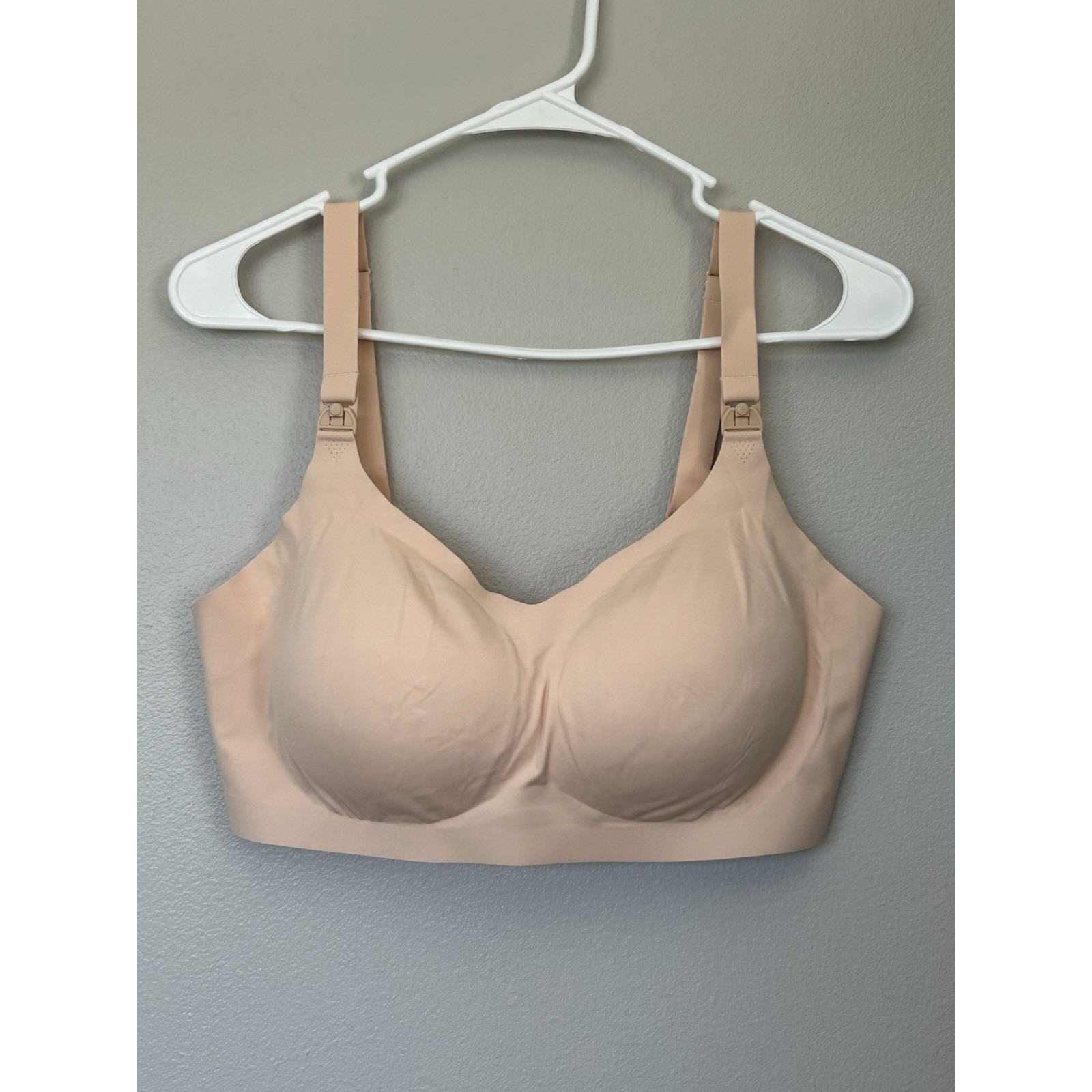 Kindred Bravely Busty Nursing Bra Large Light Pink. Maternity Mom Comfort Feed
