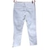 Pam & Gela Uniform Side Stripe Step Hem Pant in White and Blue Women’s Size 28