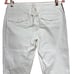 Pam & Gela Uniform Side Stripe Step Hem Pant in White and Blue Women’s Size 28