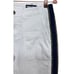 Pam & Gela Uniform Side Stripe Step Hem Pant in White and Blue Women’s Size 28