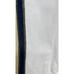 Pam & Gela Uniform Side Stripe Step Hem Pant in White and Blue Women’s Size 28