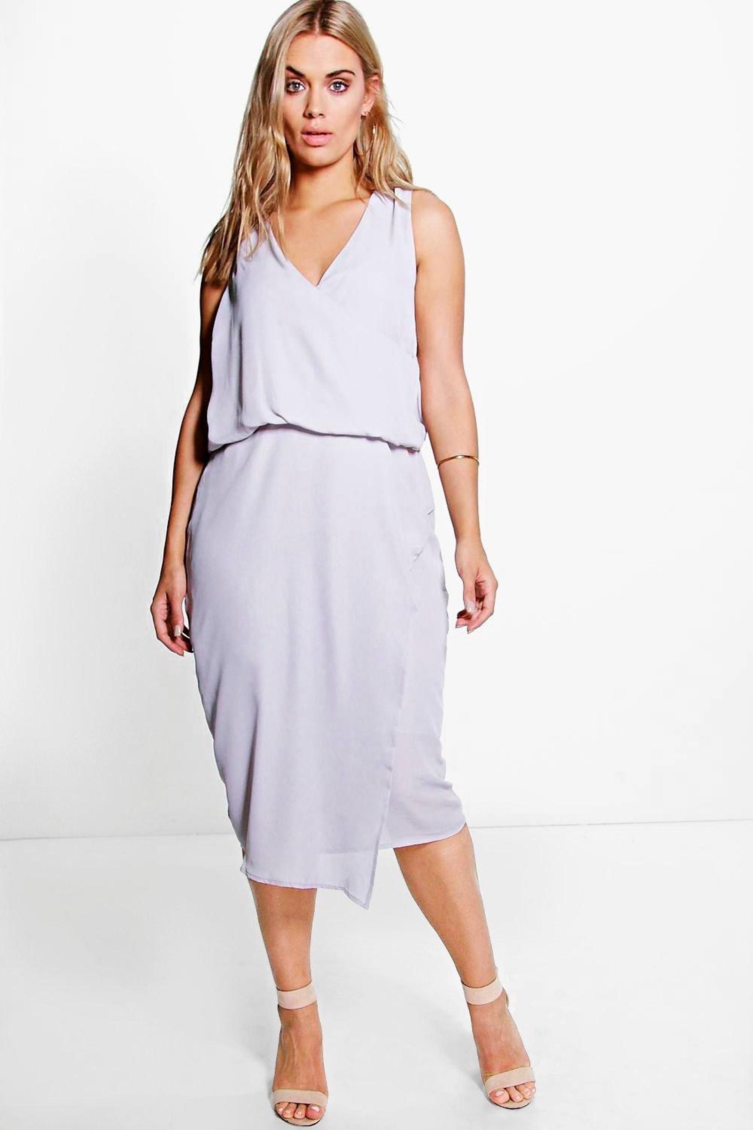 PlusSize BooHoo Wrap Dress