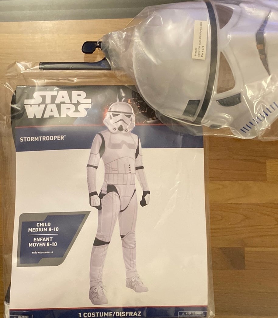 NWT Child's Stormtrooper costume from Star Wars