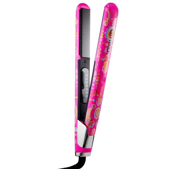 amika strand perfect ceramic styler pink