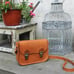 Brown leather Messenger Bag Crossbody bag