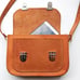 Brown leather Messenger Bag Crossbody bag