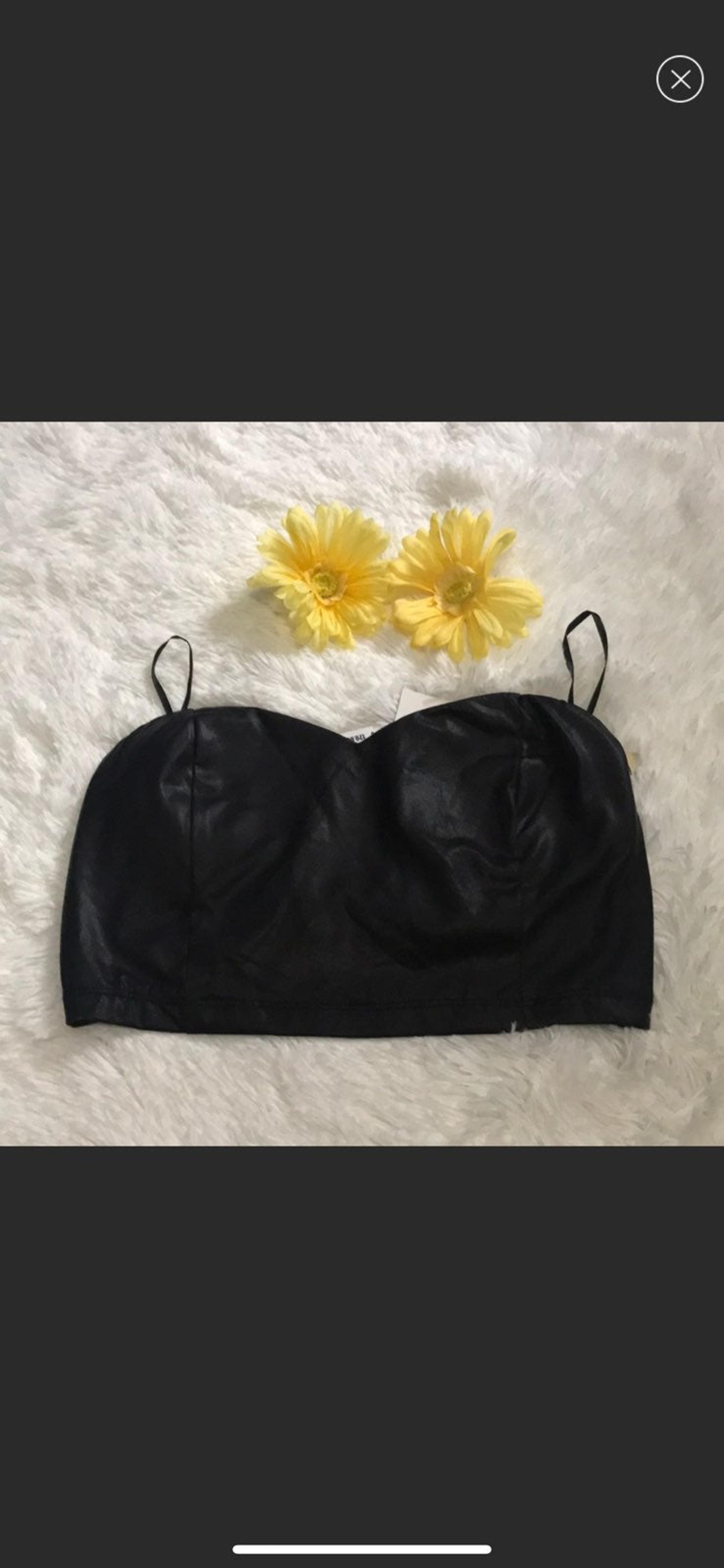 New Paper Heart Bralette Top