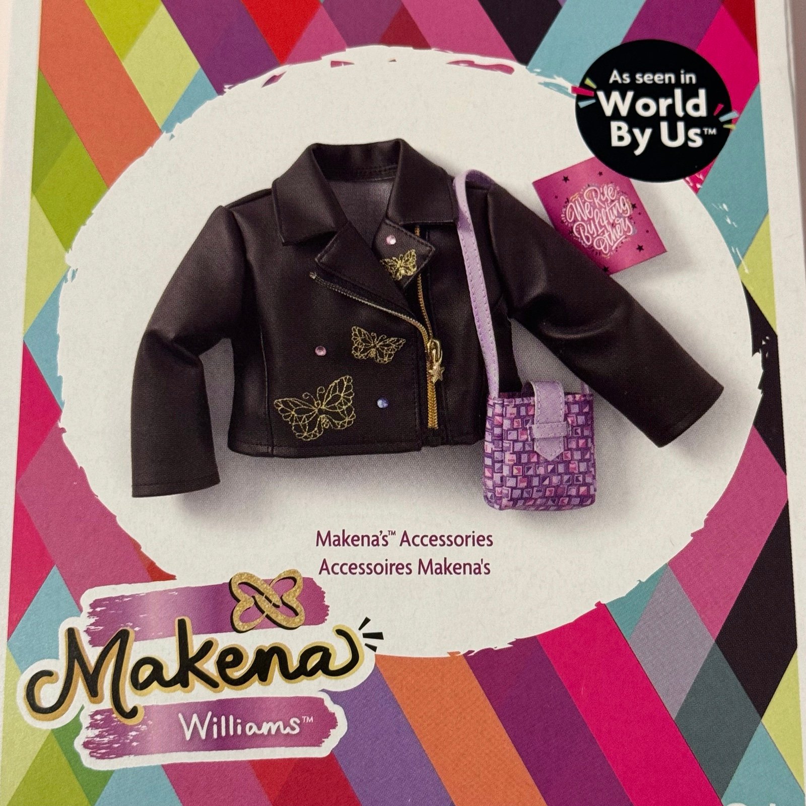 New American Girl Doll Makena Meet Accessories Outfit Purse Notebook Jacket