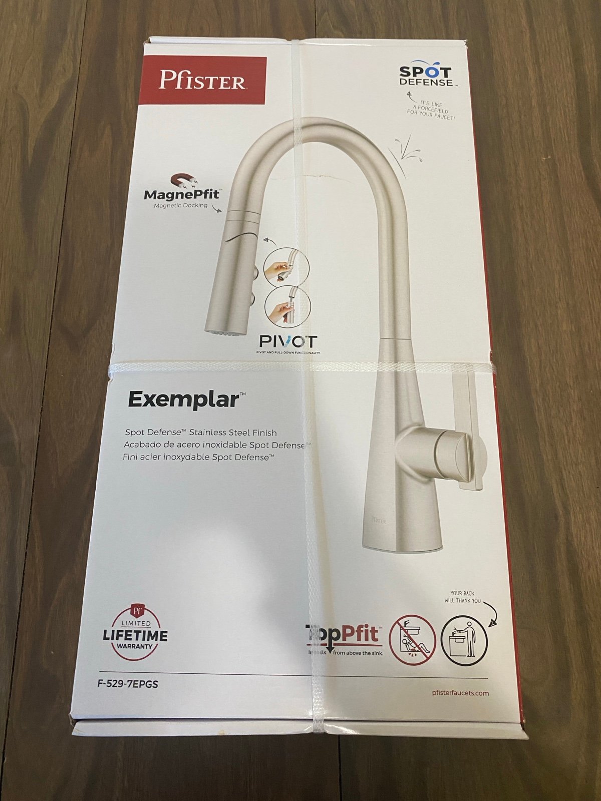 Pfister Exemplar Stainless Steel Faucet