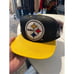 Vintage Pittsburgh Steelers Hat Snapback Logo 7 Black Yellow Team NFL NWT
