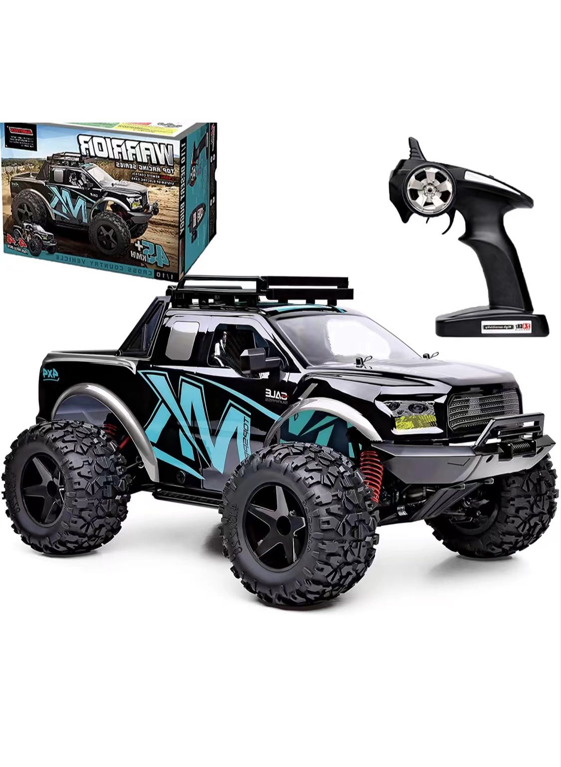 1:10 Scale RTR 46km/h High Speed Remote Control Car All Terrain Hobby Grade 4WD