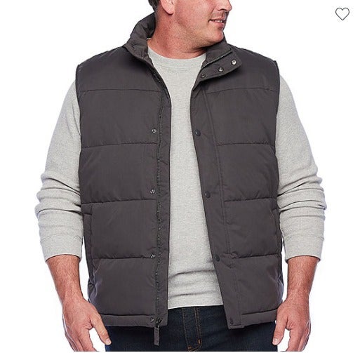 NWT FOUNDRY Big & Tall 4XLT Water Resistant Puffer Jacket Gray or Navy NWT FOUNDRY Big & Tall 4XLT Water Resistant Puffer Jacket Gray or Navy