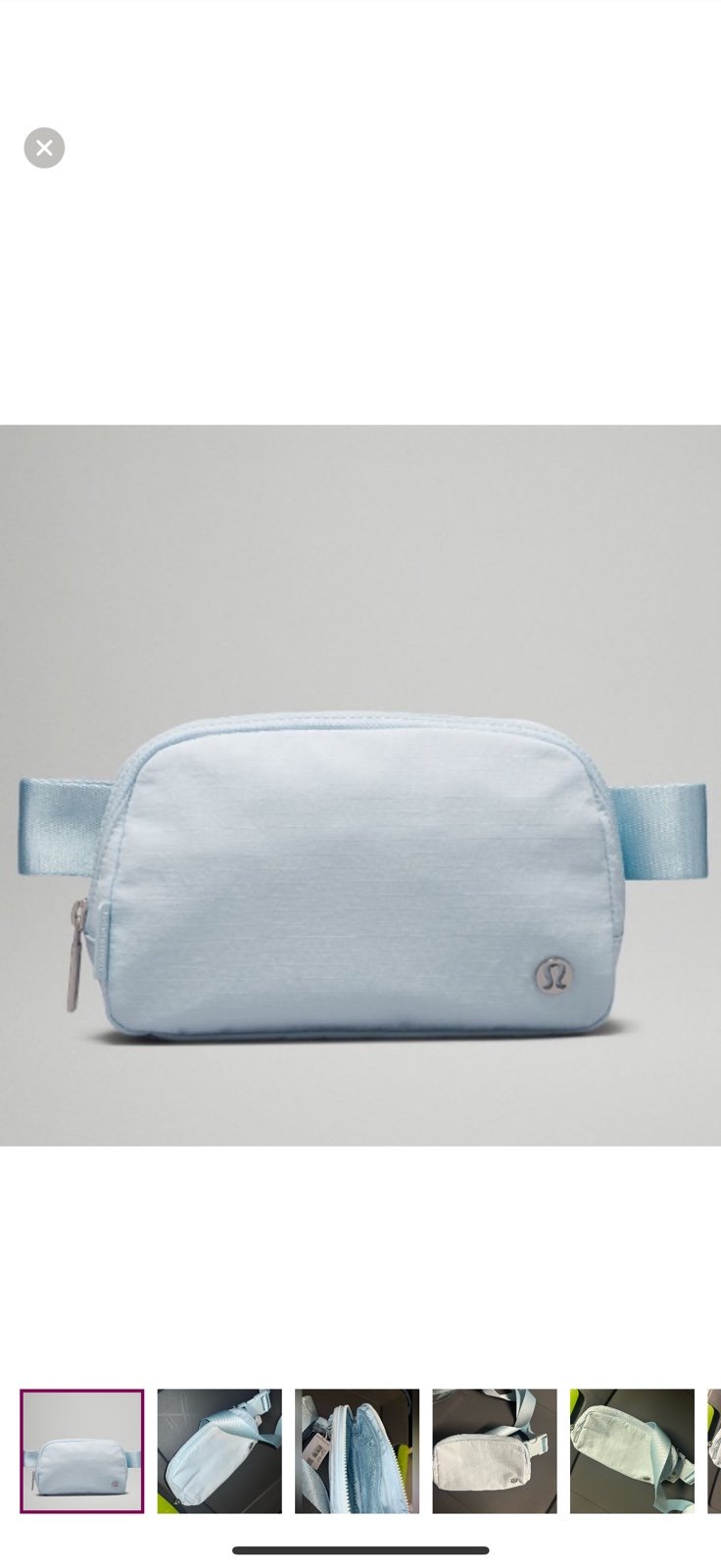 Lululemon Powder Blue Everywhere Belt Bag