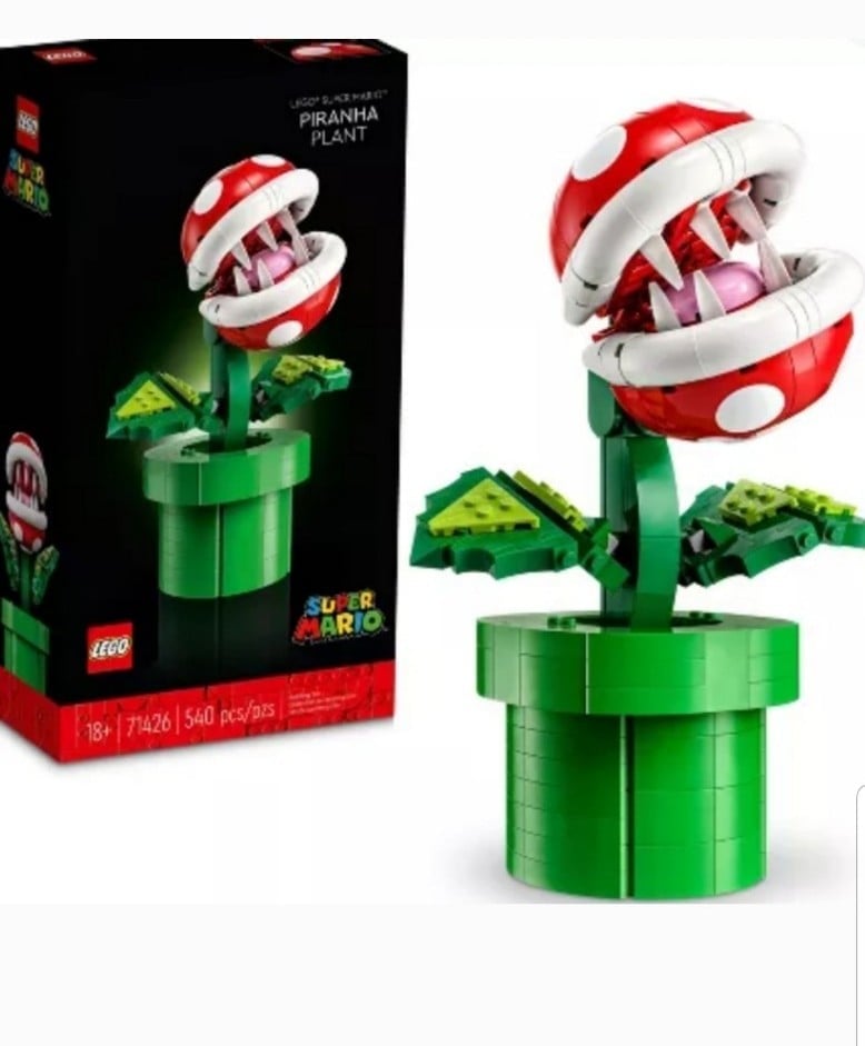 ✔LEGO Super Mario Piranha Plant Building Set NWT