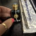 Beautiful Vintage Murano Glass Handmade Pen and Ink Set Blue