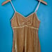 How & Wen VTG Y2K Velvet Silk Cami Babydoll Top NWT