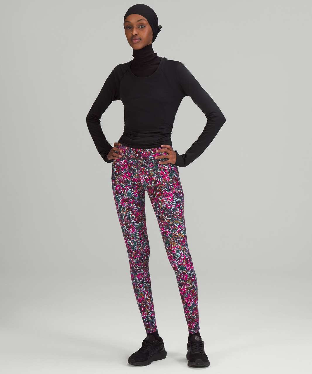 Lululemon Swift Speed High Rise Tight 28 size 2 Floral Electric Multi FELM