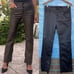 Bevy Flog exposed button fly vegan leather pants size 30 /10