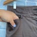 Bevy Flog exposed button fly vegan leather pants size 30 /10