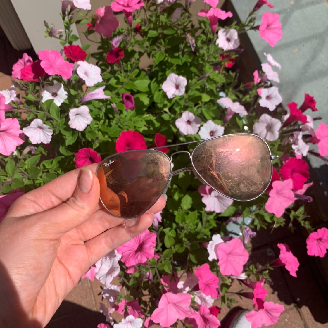 Ray Ban Reflective Aviators