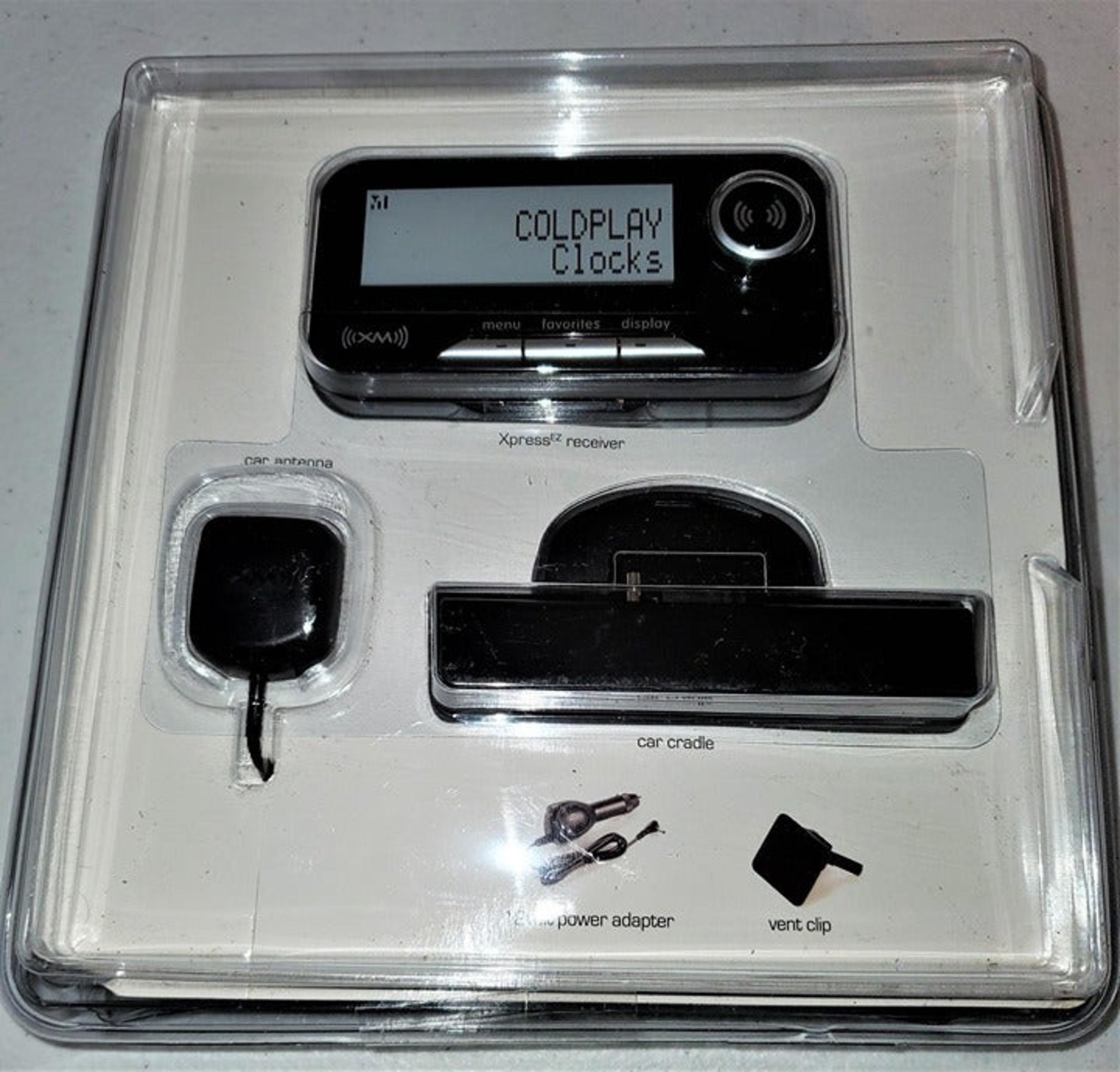 XM Radio Receiver 136-4267 Portable Satellite Audiovox XM -
