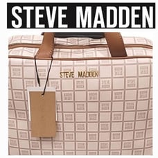 Steve Madden Block Logo Weekender Cosmetic Case