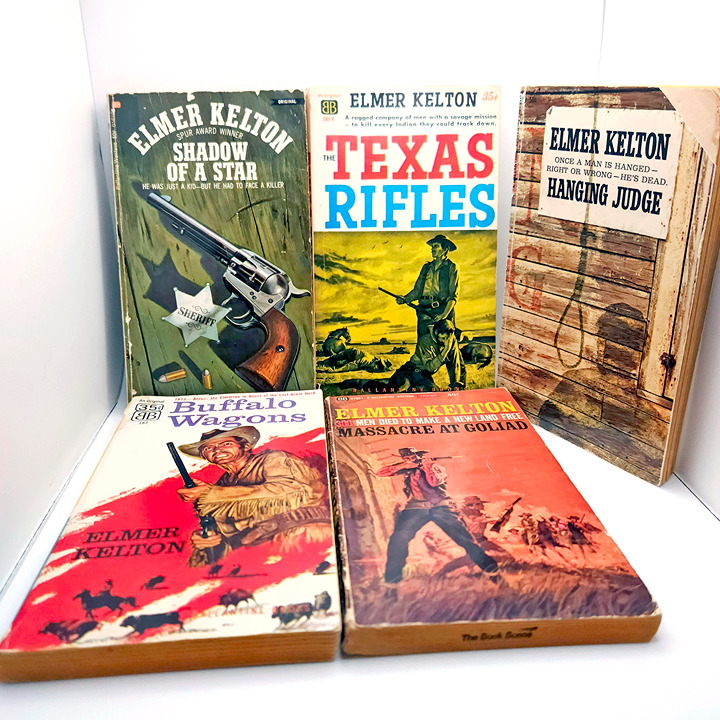 Elmer Kelton Ballantine Books 1st Edition Paperbacks set of 5