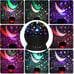 Star Projector 360 Degree Rotation - 4 LED Bulbs 16 Light Color Changing
