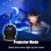 Star Projector 360 Degree Rotation - 4 LED Bulbs 16 Light Color Changing