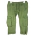 Vintage American Eagle Womens Cargo Pants Capri Green Hiking Camping Travel 30