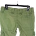 Vintage American Eagle Womens Cargo Pants Capri Green Hiking Camping Travel 30