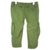 Vintage American Eagle Womens Cargo Pants Capri Green Hiking Camping Travel 30