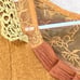 Anthropologie Gorgeous Orange Lace Bow midi Sweater Dress by a’reve Size S