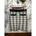 NWOT - SAYLOR Black and White Plaid Bethanie Knit Skirt Size: L