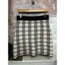 NWOT - SAYLOR Black and White Plaid Bethanie Knit Skirt Size: L