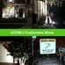 4PCS LED Solar Landscape Spotlights Outdoor Lights Garden Pathway Lawn Wall Lamp