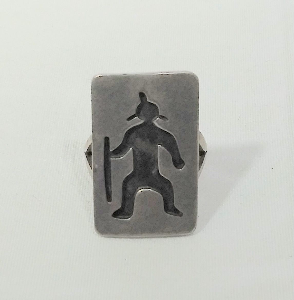 Native Mudhead Kachina Sterling 925 Ring