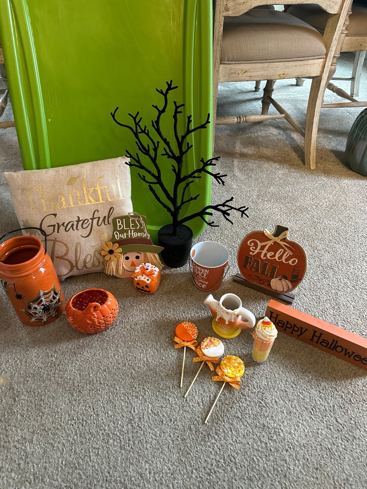 Halloween fall decorations