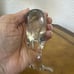 Fenton Clear Art Glass Whale Paperweight Figurine Figure Mammal Animal Vintage