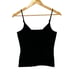 RAG & BONE WOMENS SMALL IRINA VEE CAMI STRETCH JERSEY KNIT TANK TOP BLACK