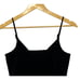 RAG & BONE WOMENS SMALL IRINA VEE CAMI STRETCH JERSEY KNIT TANK TOP BLACK