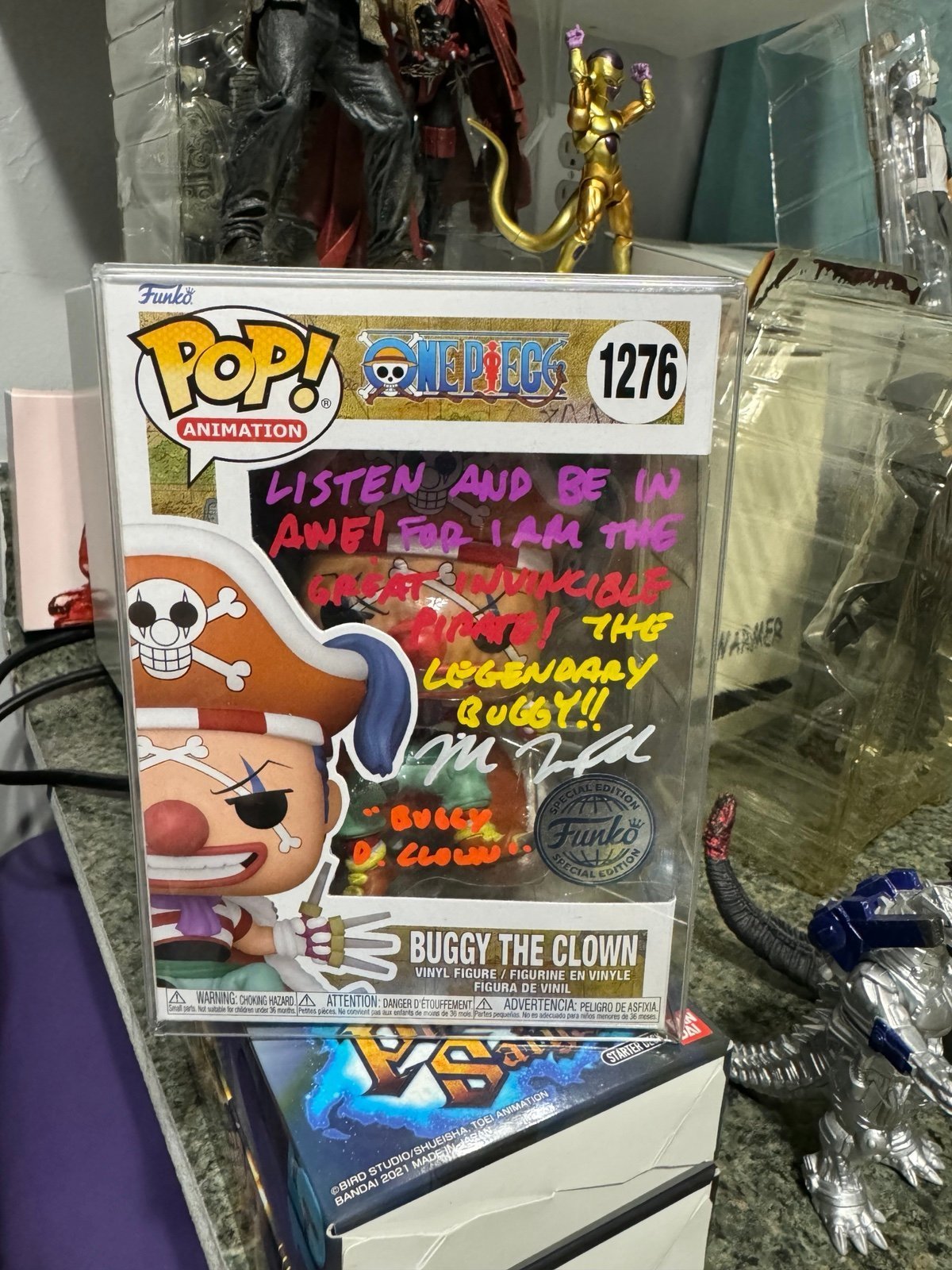 Buggy the Clown Signed Funko Pop