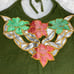 Vintage Green Halter Top Womens Size S Multi-Color Floral Shirt TShirt