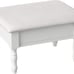 Home Furnishing Footstool with Storage cover White