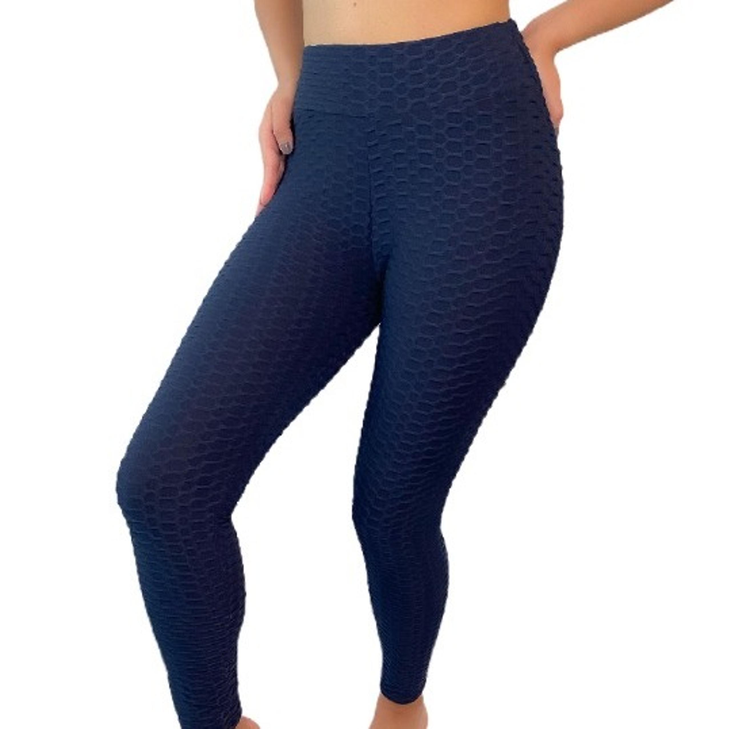 Women's activewear workout honeycomb bubble classic leggings. Yoga pants