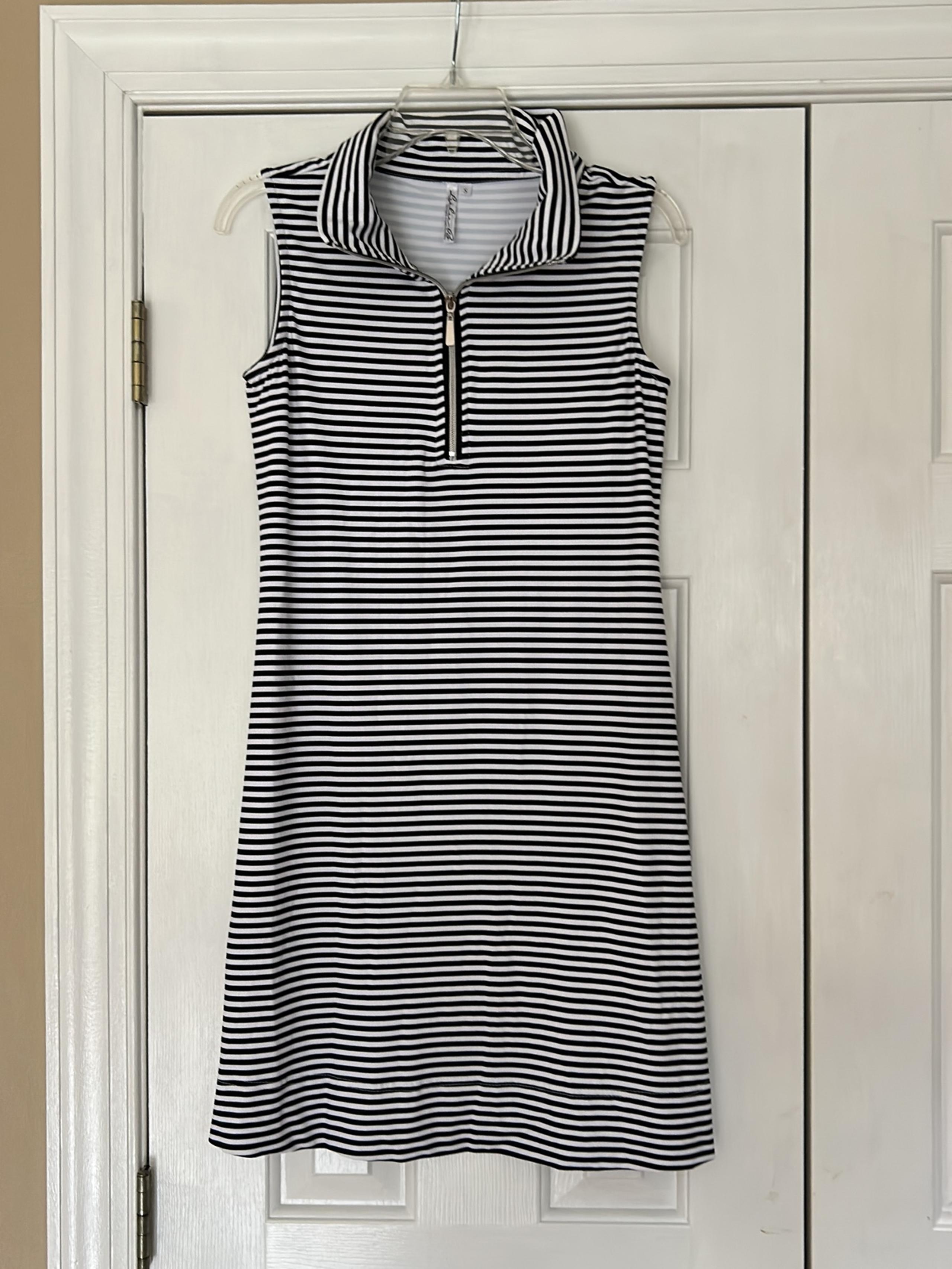 Lulu B Black and White Stripe Dress