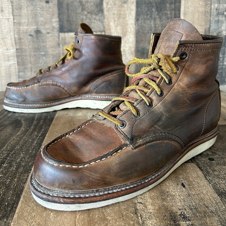 Red Wing 1907 Heritage Moc Toe Work Boots Mens 11 D