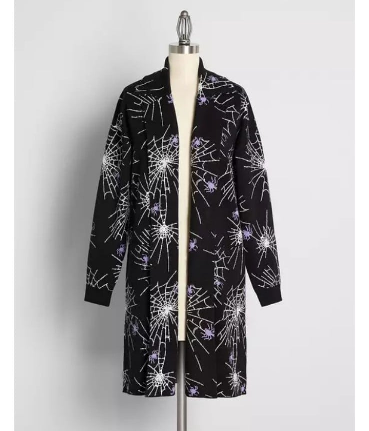 Rare, sold out Modcloth the wonderful webs we weave sweater coat cardigan
